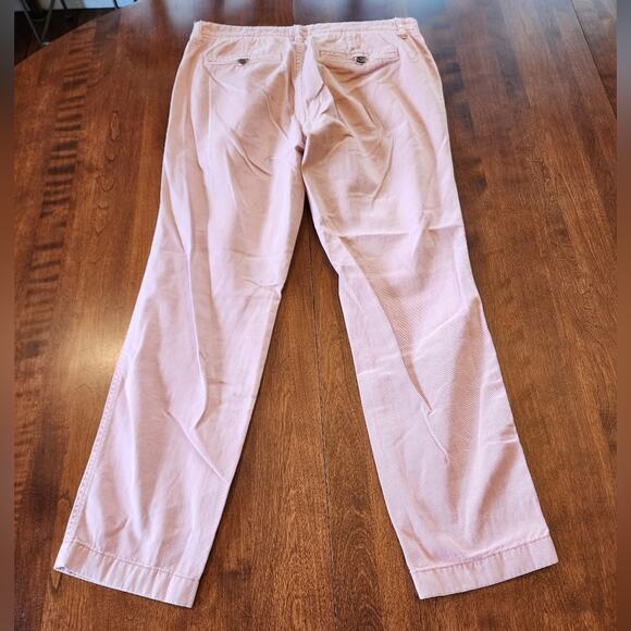 J. CREW 100% COTTON pink super soft Straight Leg Casual pants Size 4 - Picture 8 of 8